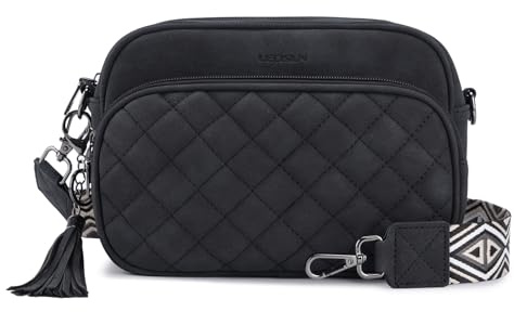 Mirevelle Damen Crossbody Handtasche – Elegante Umhängetasche mit mehreren Fächern, weichem Material und verstellbarem breitem Gurt – Leicht, stilvoll und ideal als Geschenk