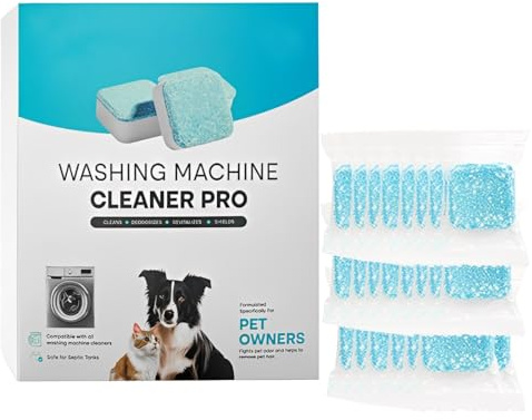 VRYNDH Detergente per lavatrice, pastiglie detox per lavatrice, pastiglie pulizia lavatrice,rimuove facilmente residui, sporco e odori