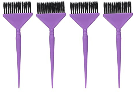 Lmrysalque 4 pennelli per colorare i capelli, lavabili, riutilizzabili, professionali, applicatori di tinta per capelli, per salone di bellezza domestico