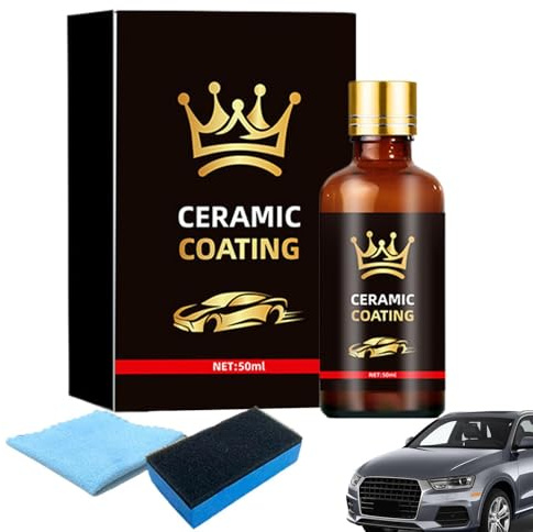 Scellant céramique pour voiture, restaurateur de détails longue durée, 50 ml, nettoyant pour vitres de voiture, camion, automobile, berline, pick-up, scooter, SUV, camping-car, garage et