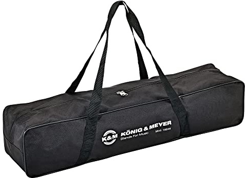 K&M 18846 Tragetasche für Keyboardständer Baby Spider Pro aus Nylon - Schwarz mit K&M Signet – leicht, robust