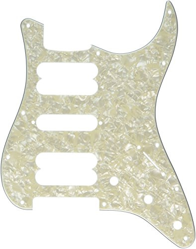 Fender 099-2230-000 4-Ply Aged White Pearl 11-Hole Mount H/S/H Stratocaster Pickguard