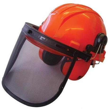 The Handy HP-104 Chainsaw Helmet - Red
