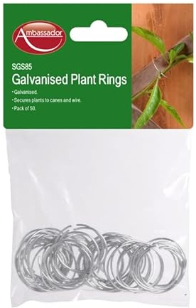 Plant Rings SupaGarden Plant Rings (Pack of 50) Galvanised Plants Rings