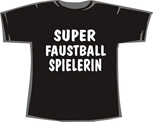 Super Faustball Spielerin; Frauen T-Shirt schwarz, Gr. XL