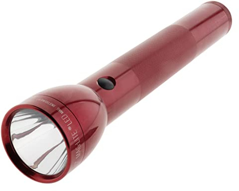 Maglite ML300L LED 3-Cell D Flashlight, Red