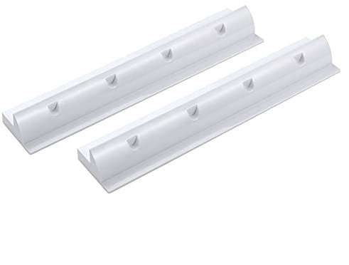 enjoysolar® ABS soporte de módulo solar spoiler de retención especial para autocaravanas Caraven Boot (juego de 2 spoilers de retención 550mm)