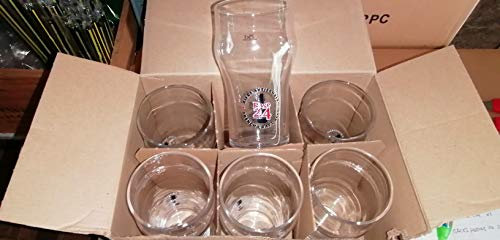 LOT DE 6 VERRES 25 CL BIERE PAGE 24 - NEUF - RARE