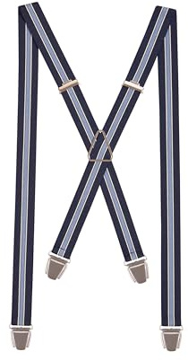 Pierrot Dünne Hosenträger für Männer Made in Germany/Frankreich - Starker Gummizug & 4 Extra Starke X-Clips - Verstellbare Länge bis zu 130cm - Garantie auf Lebenszeit - 100% DEUTSCH & FRANZÖSISCH