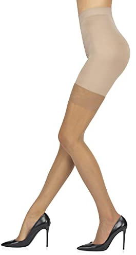 Sarah Borghi Shaper Strumpfhose 40 Den, Stützstrumpfhose Figurformende Bremsende Wirkung, Made in Italy