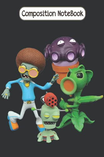 Composition Notebook: Toy and Hobbies Action Figures plants vs zombie Lined Journal 100 pages For Gaming Gift for Student and Kids
