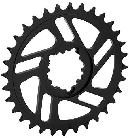 SPYMINNPOO Fahrrad Kettenblatt, 32T Direct Mount Kettenblatt 3mm Offset Aluminiumlegierung Mountainbike Narrow Wide Kettenblatt Passend f¨¹r GXP(Schwarz) Radfahren Fahrr?der Und Ersatzteile