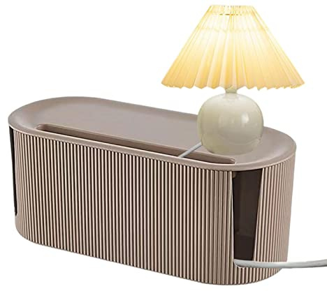 Kabelmanagement Box | Kabelbox Im Nordischen Stil Mit Abdeckung| Cord Organizer Box | Verstecken Und Verbergen Sie Steckdosenleisten Und Stromkabel Vor Fernsehgeräten, Computern Und Schreibtischen
