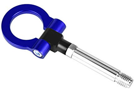 Abschlepphakenschraube Rastp-Racing-Stil Aluminium-Anhängerhaken-Front-Fit Passend Für Volkswagen/Fit 2003 RS-TH008-7 (Color : Blue)