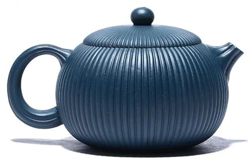 Tetera Juego De Té Tetera China Juego Té Kung Fu Zisha Tetera Pura 260CC Tetera Xishi Arcilla Azul Tetera Yixing Hecha A Mano Real Juego De Té Con Tetera