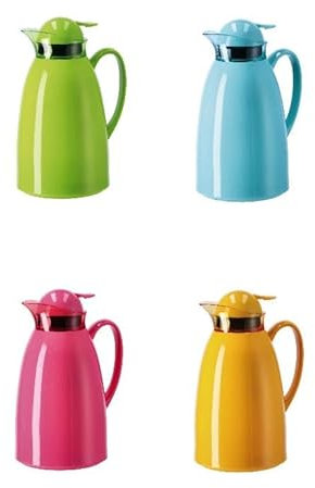 1 Pezzo Brocca Termica da Tavola Colorata 1 Litro 4 Colori Disponibili