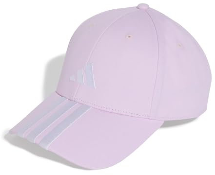 adidas Unisex - Adulto Bball 3S cap New Logo, Clear Pink/White, M