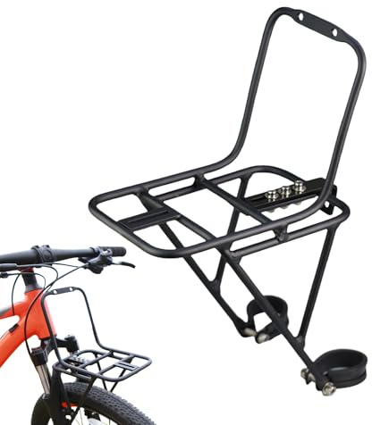 Vorderradträger Für Fahrrad, Fahrrad Gepäckträger Vorne, Lastfahrradträger, Für Mountainbikes, Rennräder, Falträder
