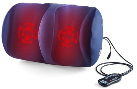 Masseur Chauffant pour Pieds et Mollets avec 3 Intensités Réglables, Massage Pétrissage en Profondeur, Silencieux - Cadeau de Noël/Anniversaire pour Femmes et Hommes