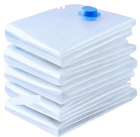 Sacchi sottovuoto Sacchetto 1/3/5 pezzi for sottovuoto e coperchio for pompa for riporre vestiti, grande sacchetto di compressione in plastica vuoto, contenitore for accessori da viaggio(40x60cm,3pcs)