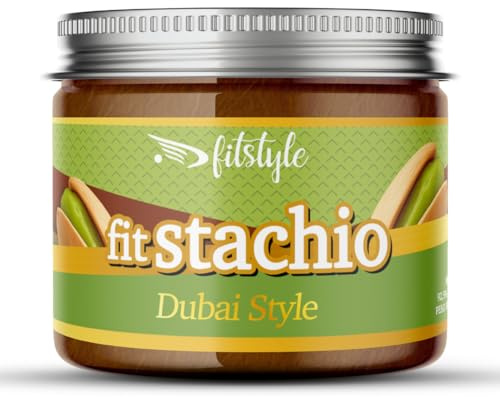 FITstachio Dubai 92% pistacho sin azúcares añadidos. Crema de pistacho y cacao con kataifi