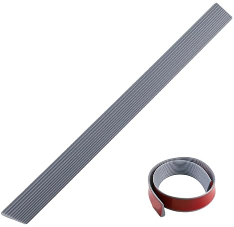 QUTHZZHY Dörrtröskelramper, 90 x 5,5 x 1,6 cm tröskelramp, rullstolsramp helt gummi, halkfri yta, uppkörningsramp tröskelramp för rullstol, barnvagn, rullator eller skoter