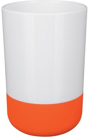 Spirella Zahnputzbecher Zahnbürstenhalter Moji 7,5x11,5 cm Orange