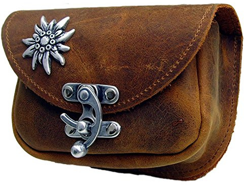 Gürteltasche Edelweiß Farbe Hellbraun