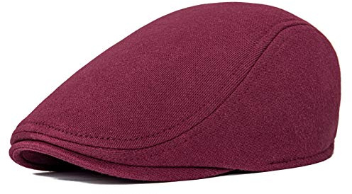BOTVELA Men's Cotton Flat Ivy Gatsby Newsboy Driving Hat Cap
