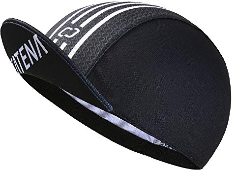 CATENA Fahrrad Mütze Unisex Radmütze Helm-Unterziehmütze Herren/Damen Atmungsaktive Bike Cap für Radfahren Laufen Outdoor Einheitsgröße (Schwarz)
