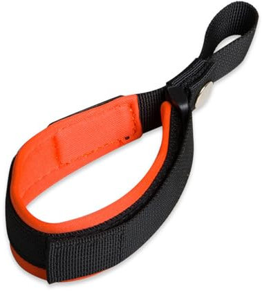 ZaishunNT Dog Seat Belt Wrist Safety Strap Retractable Hands Free Wrist Strap for Medium to Large Dogs (Orange)