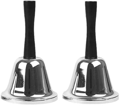 Weihnachten Handglocke Weihnachtsmann Jingle Bells Gold Silber Schule Handbell Restaurant Call Bell Supplies Xmas Decoration Service