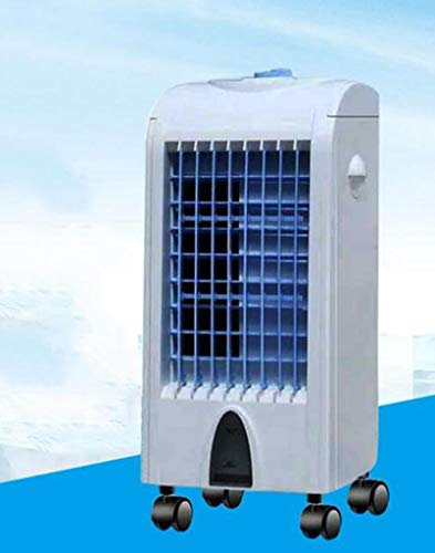 Condizionatore portatile portatile con deumidificatore, telecomando, funzionamento silenzioso per casa o ufficio, include 2 cristalli di ghiaccio, 3 impostazioni di flusso d'aria, serbatoio dell'acqua