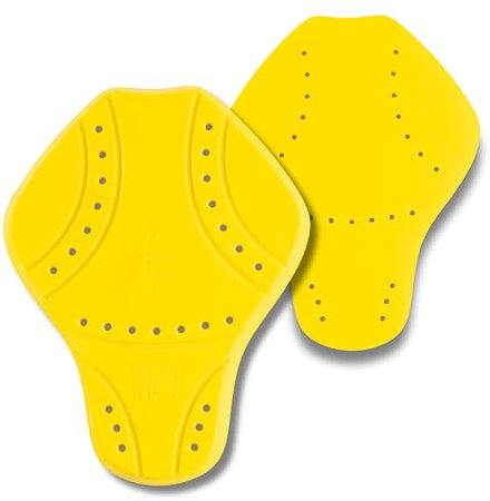 Tornado CE Level 2 Motorcycle Back Protector – Ultra-Light Safety Insert for Jackets – Model 201 (Yellow, Small)