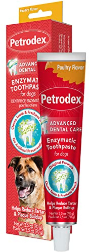 Petrodex Advanced Dental Care Enzymatic Toothpaste Poultry Flavor 2.5 oz
