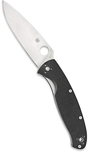 Spyderco SC142GP Cuchillo tascabile,Unisex - Adulto, Negro, un tamaño