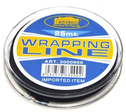 Wrapping Line Filo per legature - 25 mt. - Size D (Nero)