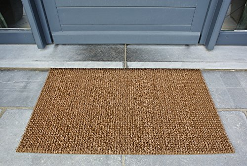 AstroTurf Classic Fußmatte, Fußabstreifer Eingangsmatte für Innen-und Außenbereich, Unvergleichliche Reinigungsleistung, Polyethylen, Kokos Braun, 90x55x2 cm