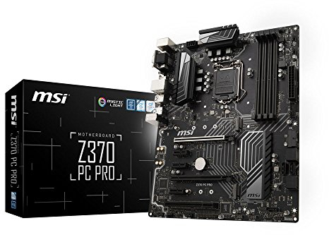 MSI Z370 PC Pro Scheda Madre, Nero