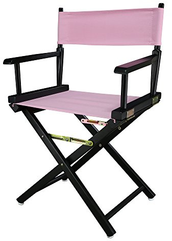 Casual Home 200-02/021-22 Director Chair 18 - Classic Height BlackFrame/Pink Canvas