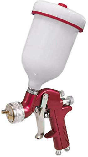 Sealey Gravity Feed Spray Gun 1.4mm Set-Up S714G, Silver