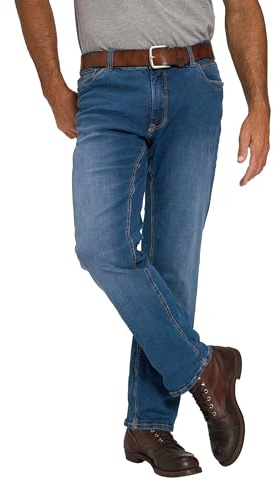 JP 1880 Herren große Größen Übergrößen Menswear L-8XL Jeans, FLEXNAMIC®, Denim, Straight Fit Blue Denim 64 722849902-64
