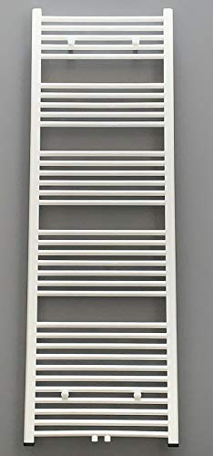 MC Heat Premium Badheizkörper (500x1800 mm Weiß) - Handtuchheizkörper - Handtuchwärmer mit Mittelanschluss