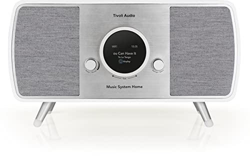 Tivoli Audio Music System Home Gen 2 DAB+ / UKW/WLAN/Bluetooth All-in-one System (Weiß/Grau)
