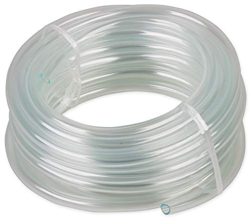 Wagner GREEN PVC Schlauch 9/12 mm glasklar transparent, Belüfterschlauch für Teiche und Aquarien (10 mtr.)