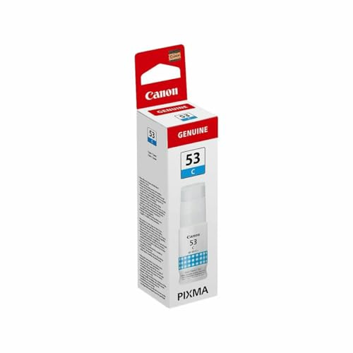 Canon GI-53 C Tinte Cyan Druckertinte 60ml hohe Reichweite für PIXMA Tintenstrahldrucker ORIGINAL