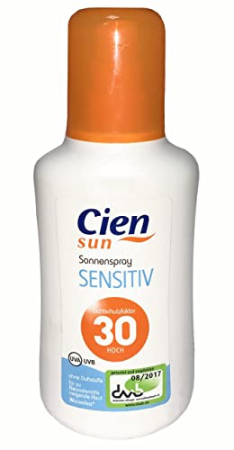 Cien Sun Sonnenschutz Sonnenspray, LSF 30 Hoch, ohne Duftstoffe, 200 ml