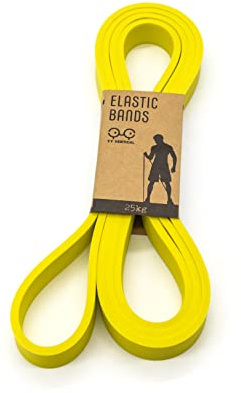 YY Vertical Elastic Band Yellow 25KG - Elastici per riscaldamento e rinforzo muscolare