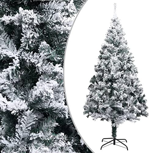 ARKEM Künstlicher Weihnachtsbaum Beschneit Grün 240 cm PVC Weihnachtsbaum DraußEn