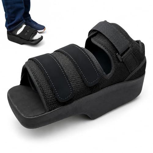 Algeos Multicast Forefoot Offloading Post Op Shoe (6-7) | Broken Toe Support, Diabetic Foot Ulcer, Metatarsal Fracture, Foot Fracture, Bunions, Hammer Toe Surgery - Fits Men and Women